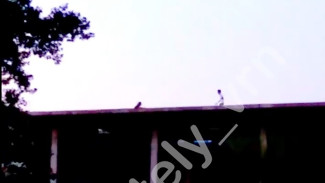 В воронежском Шилово дети устроили опасные игры на крыше недостроенного здания