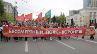 В акции «Бессмертный полк» приняли участие 47 тыс. воронежцев