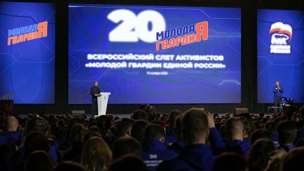 «Молодая Гвардия Единой России» отметила 20-летие
