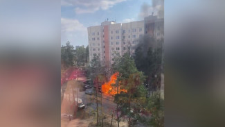 При взрыве машины в Воронеже обошлось без пострадавших