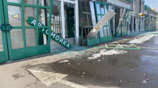 Появились фото и видео последствий падения беспилотника в Воронеже