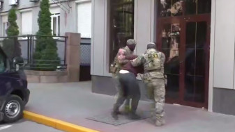 Задержание украинского диверсанта в Воронеже сняли на видео  