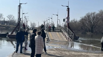 Понтонный мост в воронежском Шилове открыли