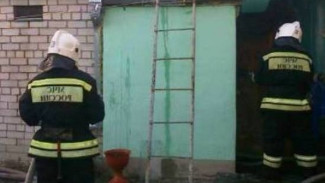 Четыре хозпостройки сгорели в Коминтерновском районе