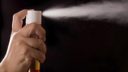Воронежец в маске распылил газовый баллончик в лицо мужчине