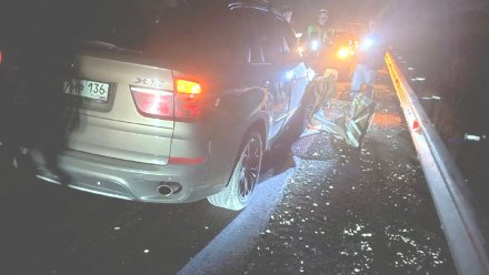 Водитель мотоблока погиб в столкновении с BMW Х5 на воронежской трассе