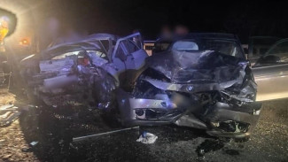 BMW устроила аварию с двумя авто на воронежской трассе: пострадали дети
