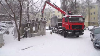 В Воронеже начали сносить гаражи у Центрального стадиона профсоюзов