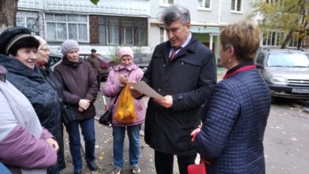 Депутат «Единой России» провёл выездную встречу по вопросам благоустройства с воронежцами