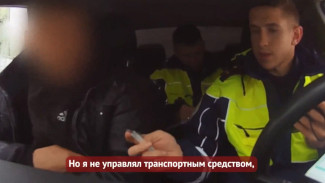Воронежские полицейские задержали «просто сидевшего» в машине пьяного водителя