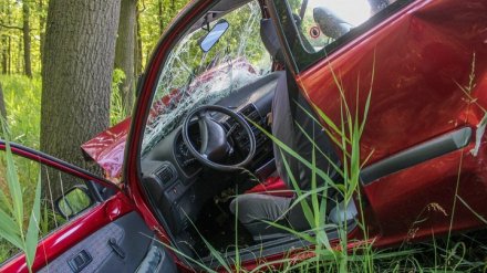 В воронежском селе женщина погибла в ДТП с деревом