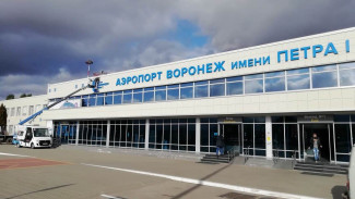 На здании Воронежского аэропорта появилось имя Петра I