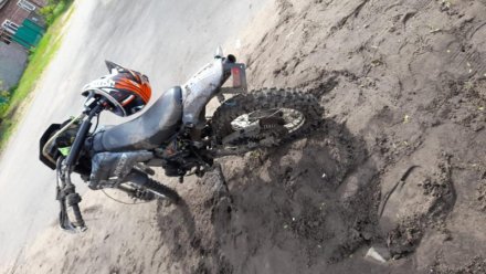 В Воронежской области 14-летний мотоциклист попал в больницу после ДТП с иномаркой