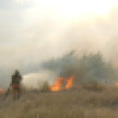 Воронежцам показали видео тушения крупного пожара в Семилукских Выселках