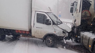 В массовом ДТП под Воронежем пострадали два человека