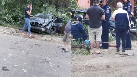 В Воронеже BMW сбил насмерть 40-летнего мужчину, стоявшего на обочине
