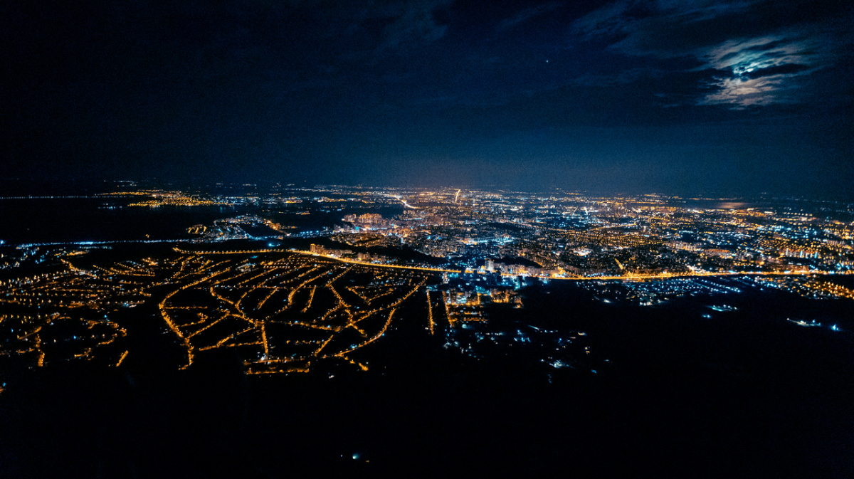 Ночной воронеж фото города