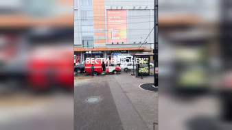 Машины МЧС съехались к воронежскому ТЦ