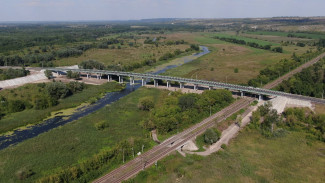 В Воронежской области открыли обновлённый мост через реку Тихая Сосна