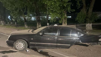 Mercedes протаранил дерево на трассе под Воронежем: ранены парни 16 и 20 лет