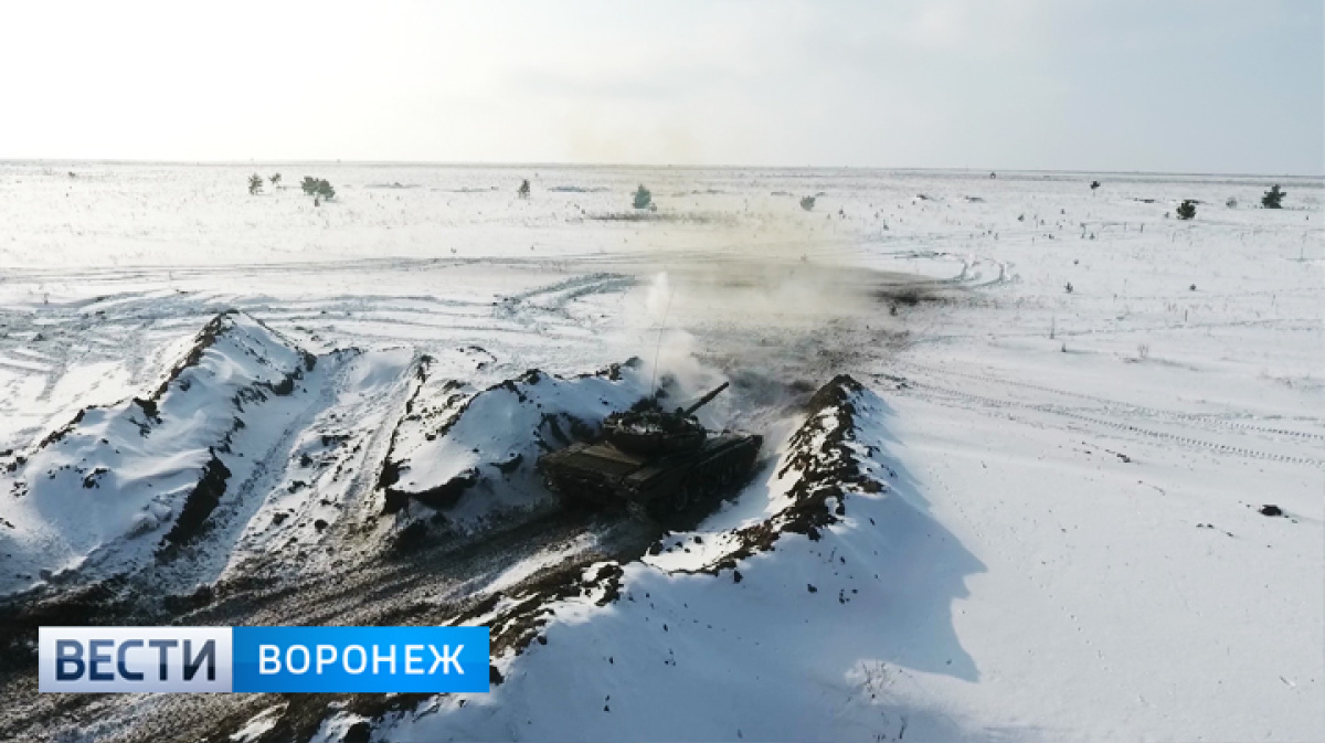 На полигоне Погоново прошли военные учения с танками – Новости Воронежа и  Воронежской области – Вести Воронеж