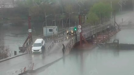 В воронежском Шилове открыли понтонный мост