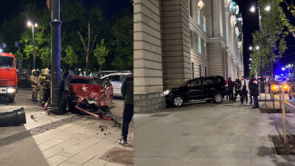 В аварии с Lexus и Land Cruiser на проспекте Революции в Воронеже пострадали 4 человека