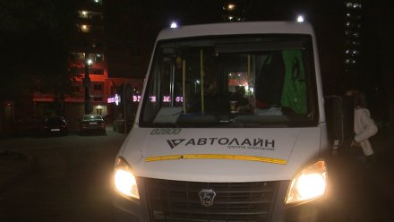 В Воронеже разогнали ночевавших в автобусах водителей маршруток
