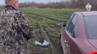 Появилось видео с места суицида воронежца, подозреваемого в двойном убийстве на Кубани