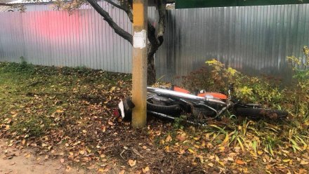 Мотоциклист влетел в опору ЛЭП и разбился насмерть в воронежском хуторе