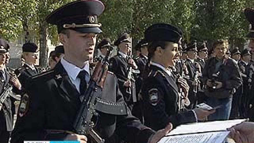 В Институте МВД 336 студентов со всей России приняли присягу