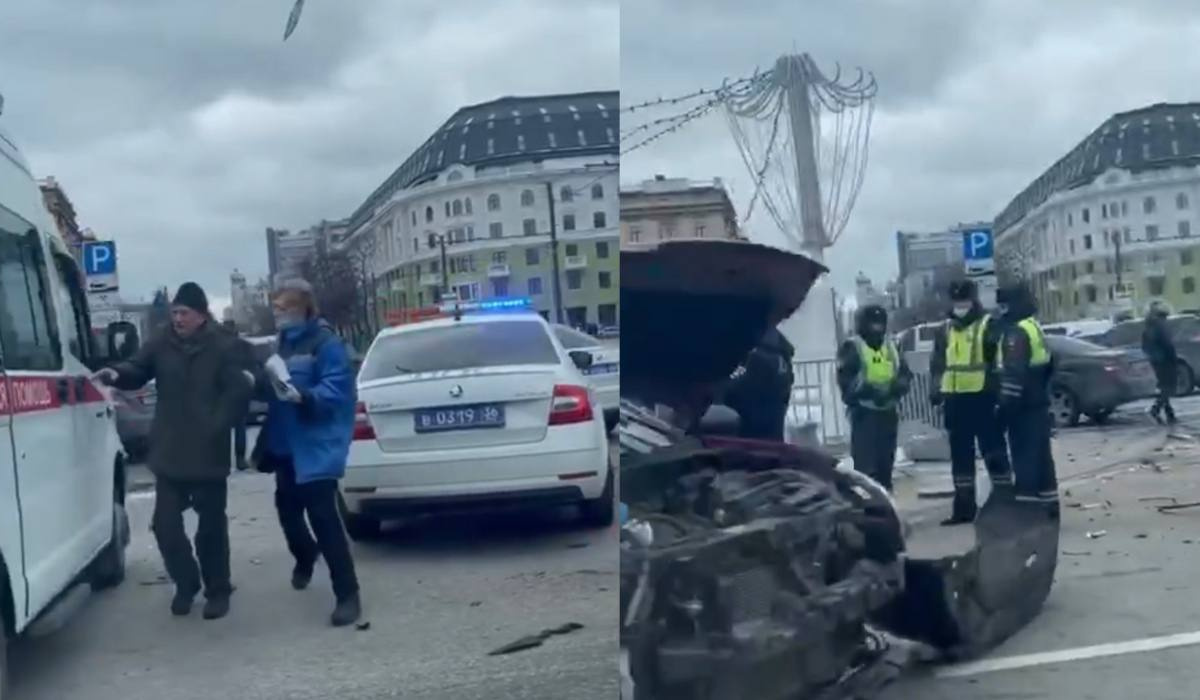 Машины скорой помощи и МЧС съехались на место страшной аварии в центре  Воронежа – Новости Воронежа и Воронежской области – Вести Воронеж