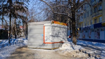 ФОТО: В Воронеже владелец киоска с шаурмой захватил целый тротуар
