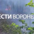 Сухая трава загорелась возле железной дороги в Воронеже