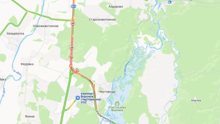 Воронежцы застряли в 17-километровой пробке на выезде в сторону Москвы