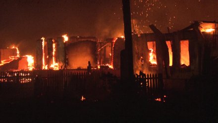 Прокуроры проверят энергетиков из-за уничтожившего 50 домов пожара в воронежском селе