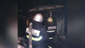 В воронежском СНТ сгорел дачный домик