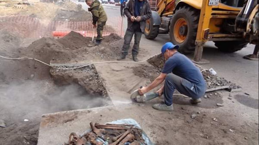 В Воронеже в отеле обнаружили новое воинское захоронение