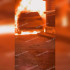 Горящий BMW X3 сняли на видео в Воронеже