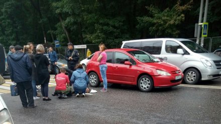 В Воронеже автомобилистка сбила девушку на пешеходном переходе