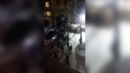 Полиция заинтересовалась напугавшей воронежцев толпой в центре города