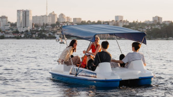 В Воронеже запустили водные прогулки в парке «Дельфин»
