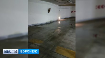 Воронежцы пожаловались на постоянное подтопление подземной парковки в многоэтажке