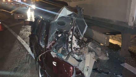В Воронеже во влетевшей в грузовик легковушке погиб 55-летний автомобилист