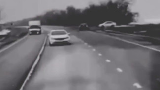 Появилось видео момента ДТП с 3 погибшими на воронежской трассе