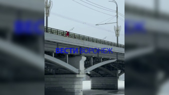 Очевидцы и силовики спасли девушку от падения с Чернавского моста в Воронеже