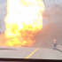 Появилось видео взрыва машины на воронежской трассе у Борового