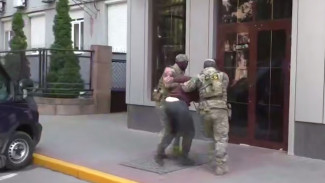 Задержание украинского диверсанта в Воронеже сняли на видео  