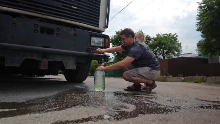 В Воронеже организовали подвоз воды из-за коммунальной аварии на МП