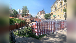 В Воронеже укрепили склон и подпорную стену Каменного моста